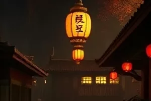 科幻动画深空信标空间站剪影封面